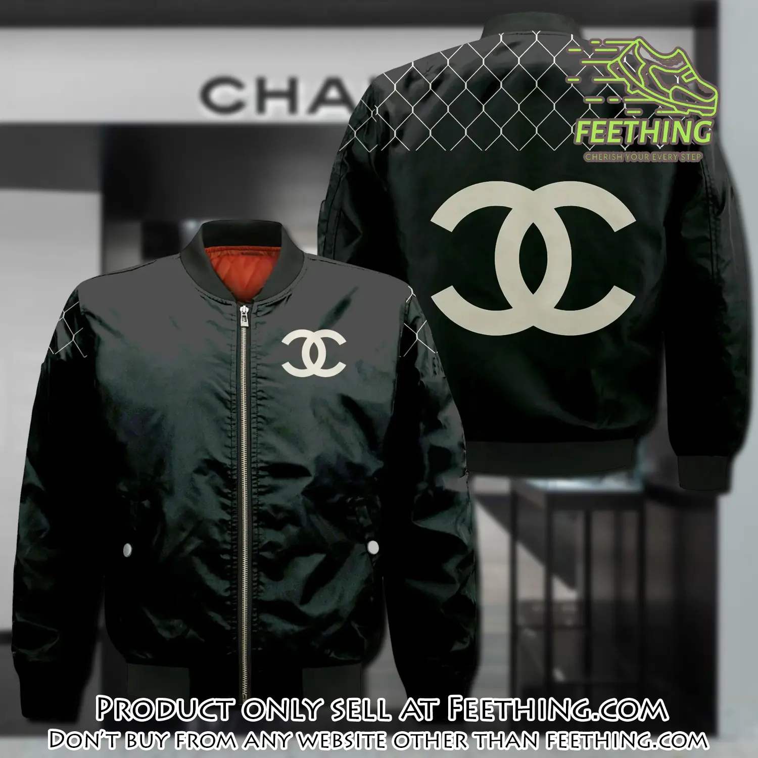 Chanel bomber jacket fashion luxury brand clothing clothes outfit for men women ft3549743